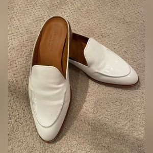 EVERLANE THE MODERN PENNY LOAFER MULE SZ 7 WHITE